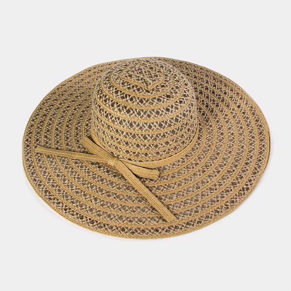 Toni | Floppy Straw Sun Hat - Picture 2 of 2